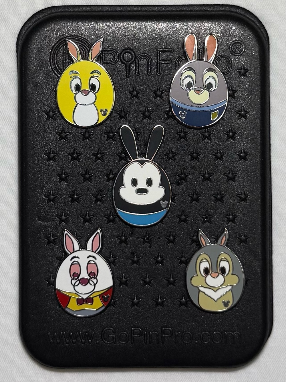 Disney Hidden Mickey Egg Shaped Rabbit Pin Series